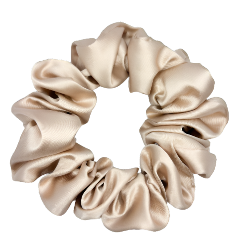 Dreamy Satin Scrunchie (Champagne )