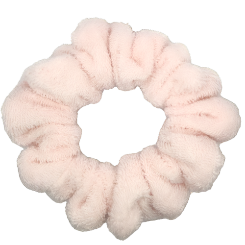 Towel Scrunchie (Fluffy Pink)